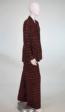 Todd Oldham Silk Animal Print Trouser Set 1990s