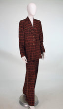 Todd Oldham Silk Animal Print Trouser Set 1990s