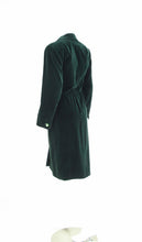 Yves Saint Laurent Rive Gauche Forest Green Velvet Coat or Dress Vintage